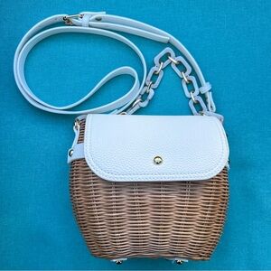 Tommy Bahama Picnic Basket Crossbody Purse - EUC
